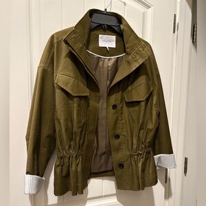 Frame Khaki Utility Jacket